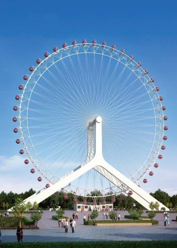 88m Ferris wheel (A-leg/truss/spoke)