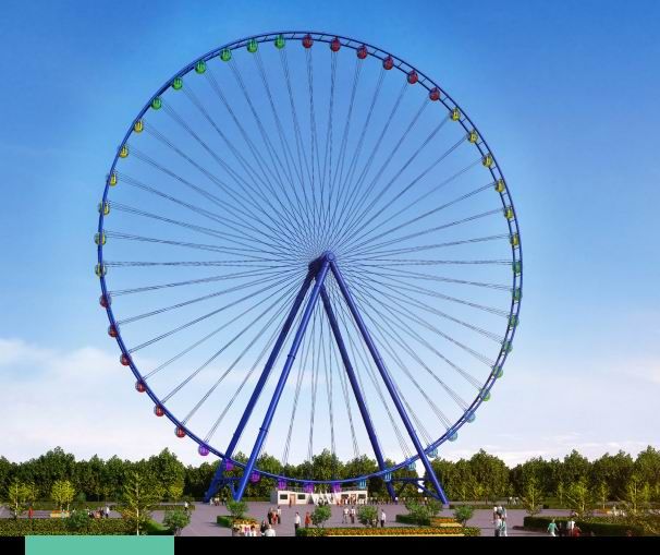 100m Ferris wheel (cable type)